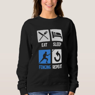Sweatshirt Répéter l'escrime du sommeil