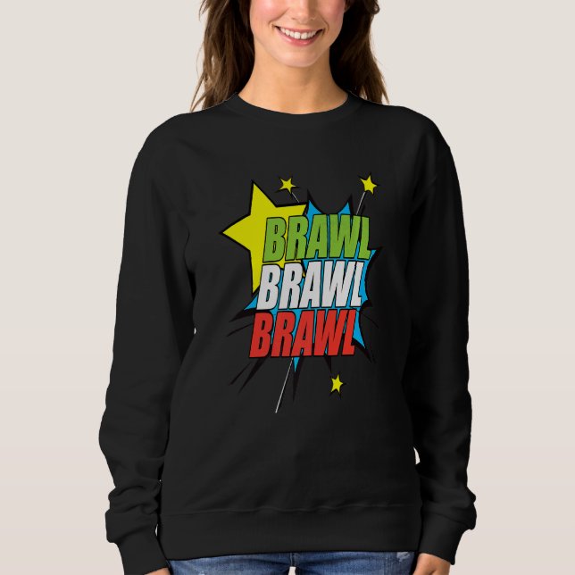 Sweatshirt Répétition de la coupe et étoiles graphiques (Devant)