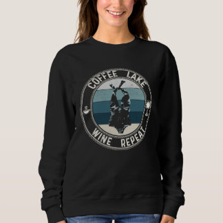 Sweatshirt Répétition du vin de Coffee Lake pour le week-end