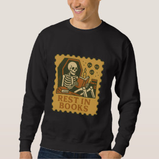Sweatshirt Repos en Livres - Chemise gothique Lecteur de sque