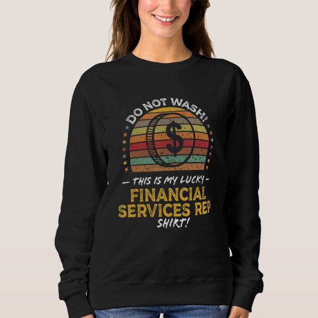Sweatshirt Représentant des services financiers Conseiller De (Devant)