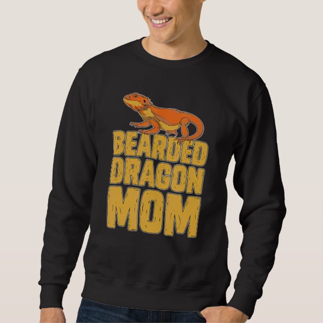 Sweatshirt Reptile Animal Pet Mommy Porté Dragon Maman Animal (Devant)