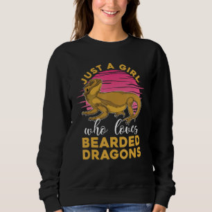 Sweatshirt Reptile Femmes Animaux Seulement Une Fille Qui Aim