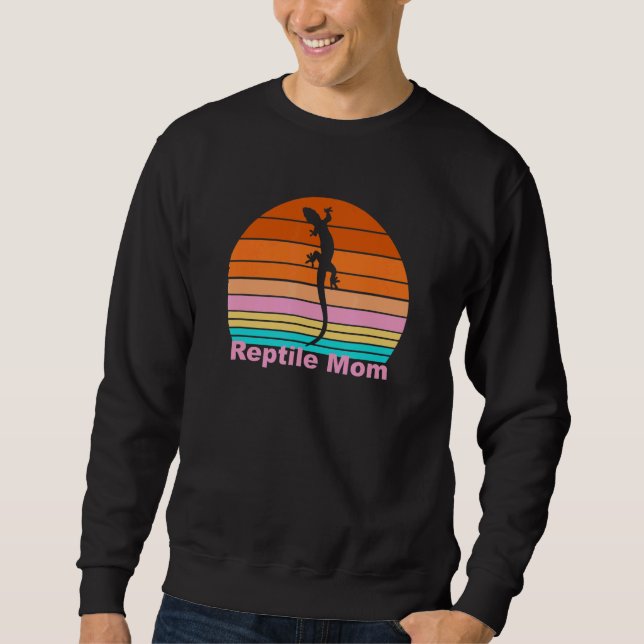 Sweatshirt Reptile Maman Lizard Iguana Lézard Dragon Léopard  (Devant)