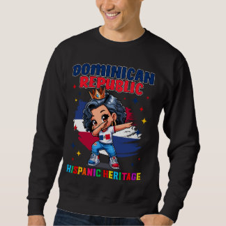 Sweatshirt République Dominicaine Fille du patrimoine hispani