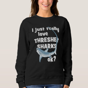 Sweatshirt Requin à Thresher mignon