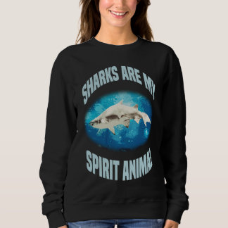 Sweatshirt Requin sont mon animal spirituel animal marin océa