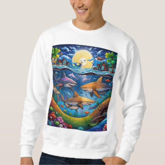 Sweatshirt Requins partout