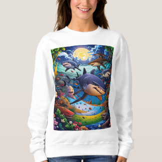 Sweatshirt Requins : venir vers vous