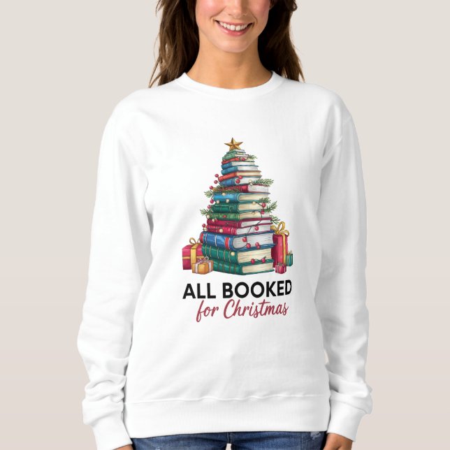 Sweatshirt Réservé Pour Les Lecteurs De Noël (Devant)