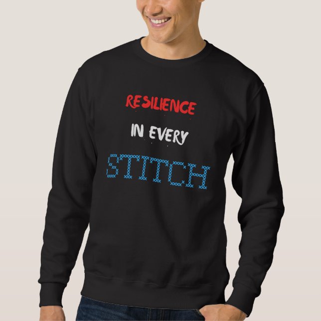 Sweatshirt Résilience dans chaque point (Devant)