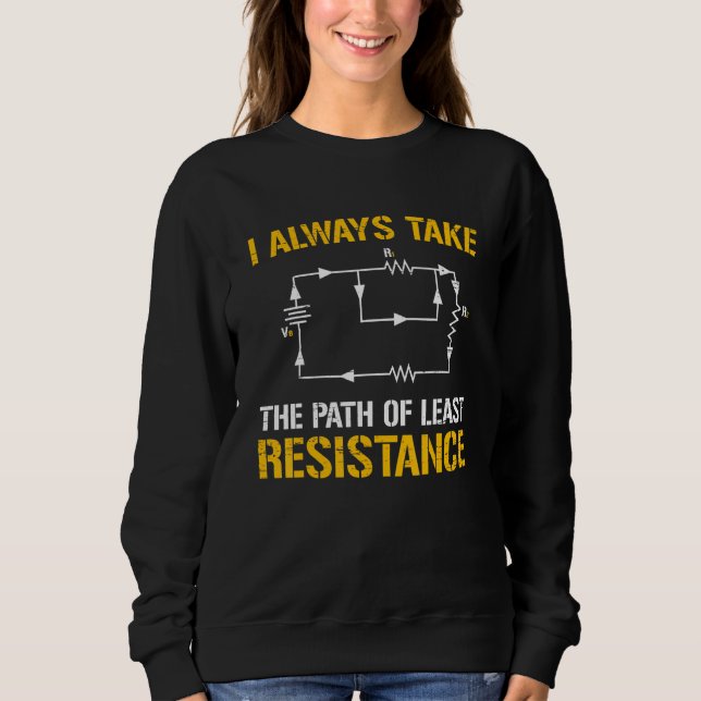 Sweatshirt Résistance Des Ingénieurs Électriques Pour Un Arti (Devant)