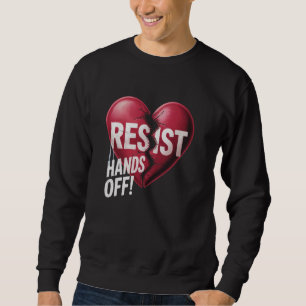 Sweatshirt Résister Résistance Statue de la Liberté Mainmise