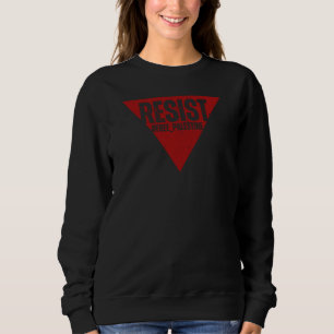 Sweatshirt Résistez au mot avec résistance inversée au triang