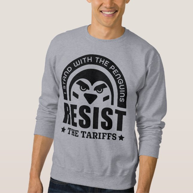 Sweatshirt Résistez Au Pingouin Tarifs (Devant)