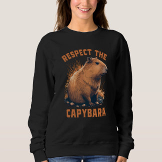 Sweatshirt Respectez l'animal capybara Capybara 1