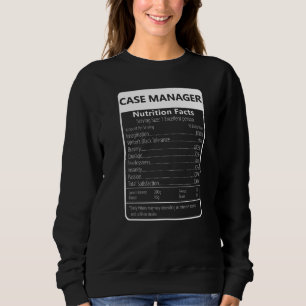 Sweatshirt Responsable de dossier Faits nutritionnels Graphiq