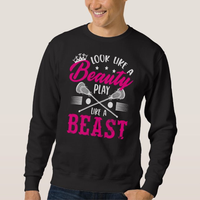 Sweatshirt Ressembler À Un Jeu De Beauté Comme Une Bête Lacro (Devant)