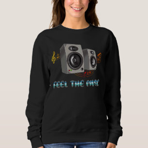 Sweatshirt Ressentez La Musique Haut-parleurs Haut-parleurs N