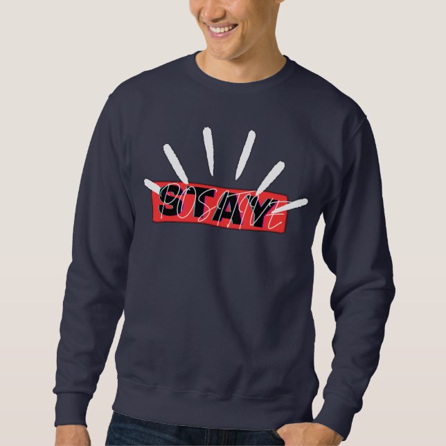 SWEATSHIRT RESTER POSITIF (Devant)
