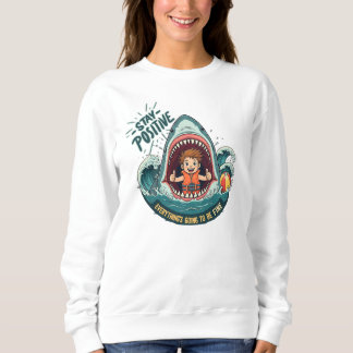 Sweatshirt RESTER POSITIF : Tout ira bien
