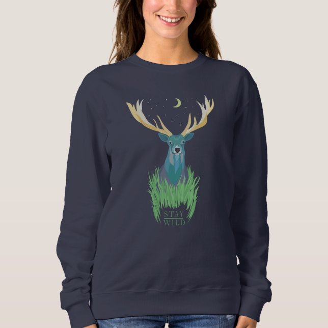 SWEATSHIRT RESTER SAUVAGE (Devant)