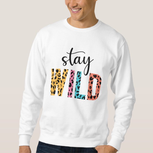 Sweatshirt Restez à l'abri (Devant)