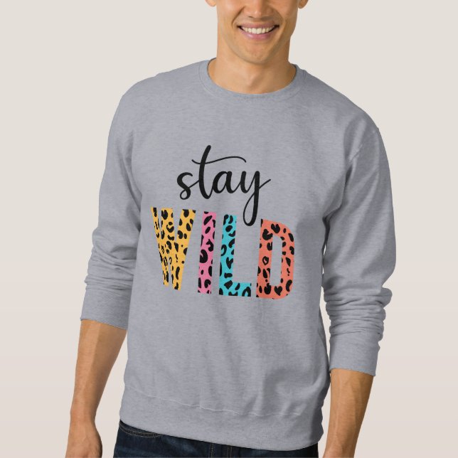 Sweatshirt Restez à l'abri (Devant)
