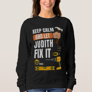 Sweatshirt Restez Calme Et Laissez Judith Corriger Il Handyma