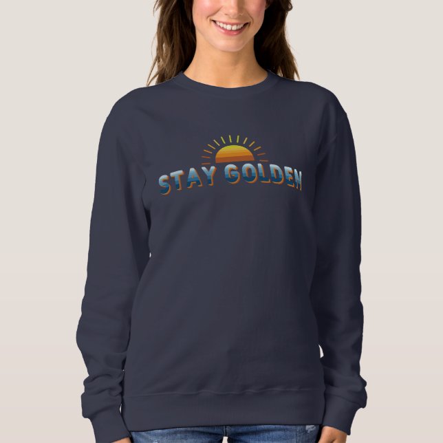 Sweatshirt Restez en or (Devant)