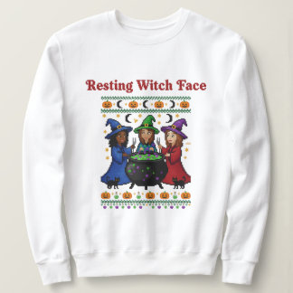 Sweatshirt Resting Witch Face