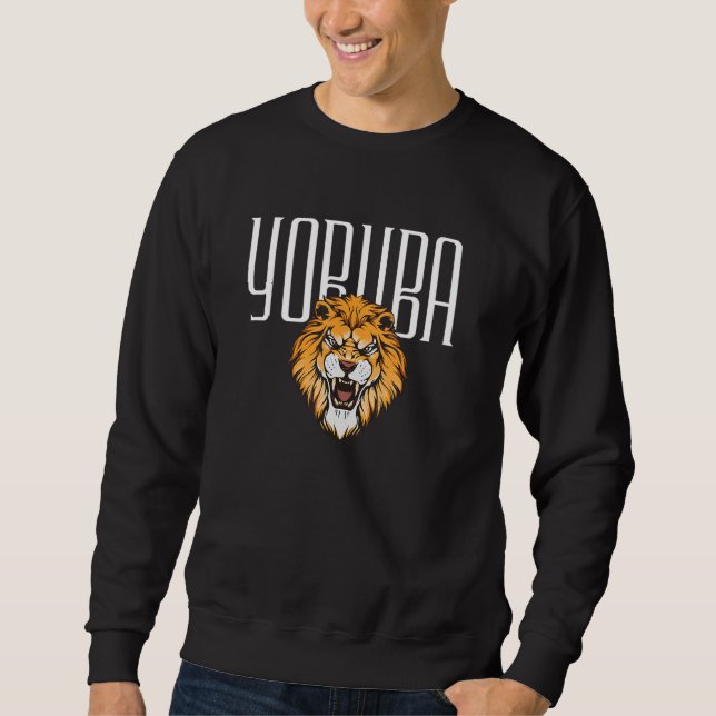 Sweatshirt Résultats ADN d'initiation à l'ascendance Yoruba N (Devant)