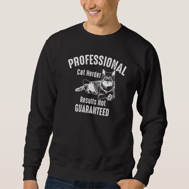 Sweatshirt Résultats Professionnels De L'Herder De Chat Non G (Devant)