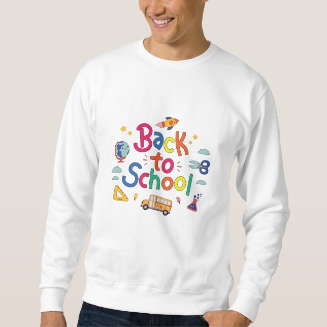 Sweatshirt Retour à l'école (Devant)
