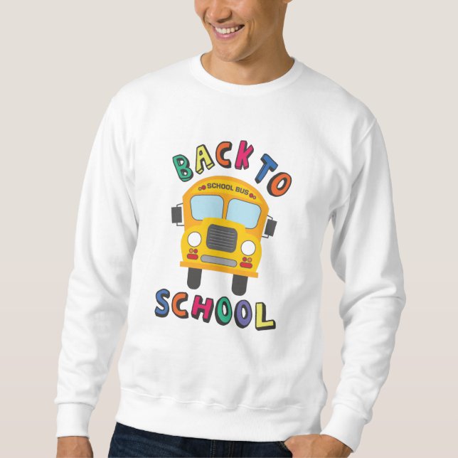 Sweatshirt Retour à l'école (Devant)
