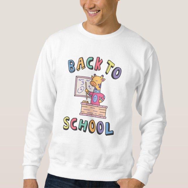 Sweatshirt Retour à l'école (Devant)
