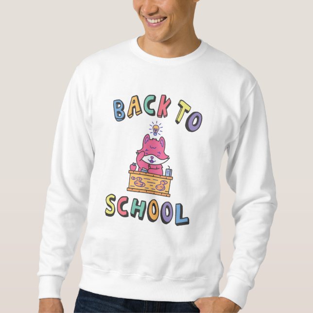 Sweatshirt Retour à l'école (Devant)