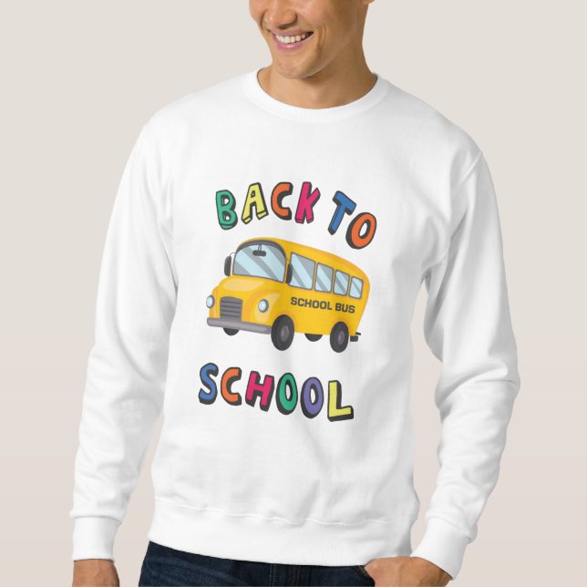 Sweatshirt Retour à l'école (Devant)