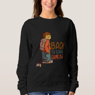 Sweatshirt Retour à l'école  Fin de partie Bienvenue à l'écol