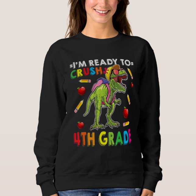 Sweatshirt Retour à l'école Premier Jour d'école Coup de foud (Devant)