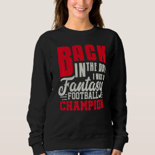 Sweatshirt Retour Dans La Journée Imaginaire Champion De Foot