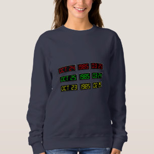 Sweatshirt Retour dans les années 80 par la machine à voyager