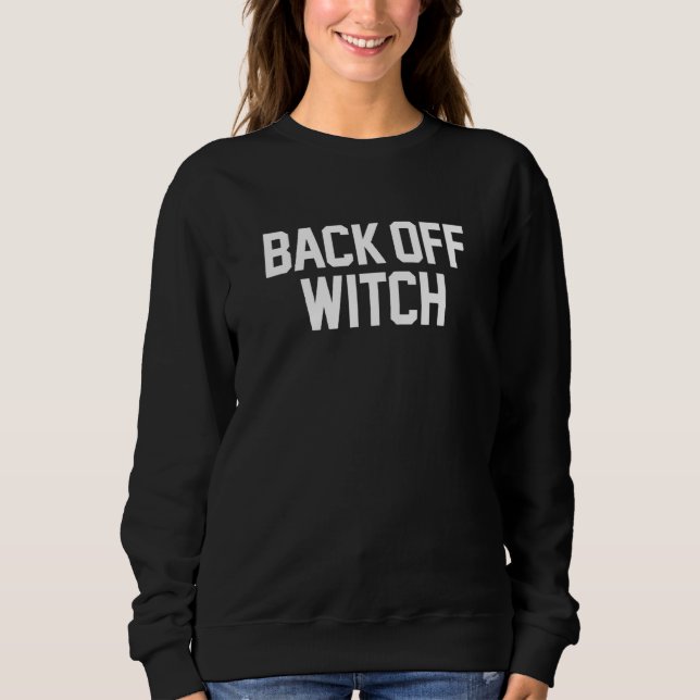 Sweatshirt Retour de sorcière drôle Pun Wiccan Halloween sorc (Devant)