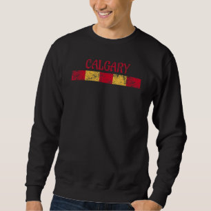 Sweatshirt Retour Vintage rétro de Calgary Canada 1