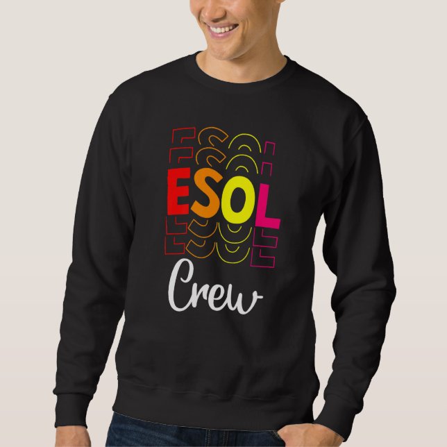 Sweatshirt Retourner À L'École Enseignants Étudiants Étudiant (Devant)