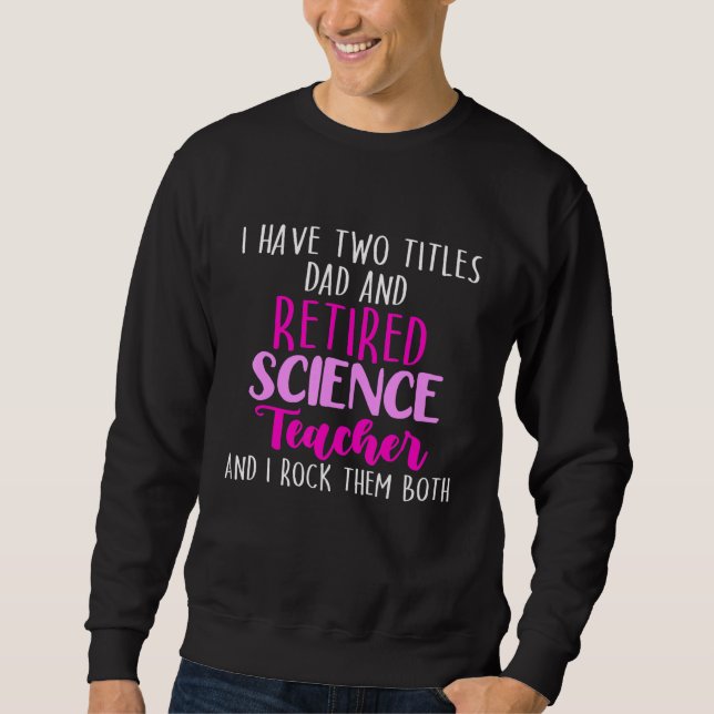Sweatshirt Retraite de l'école d'enseignement des sciences à  (Devant)
