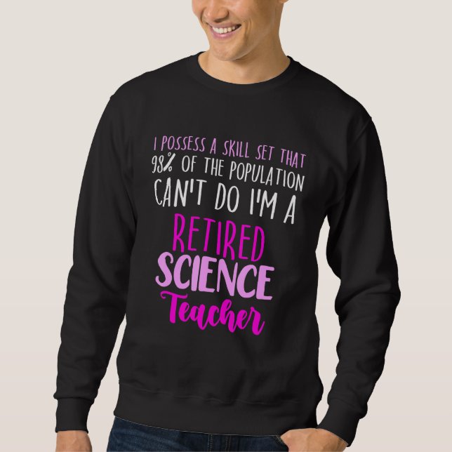 Sweatshirt Retraite de l'école d'enseignement des sciences à  (Devant)