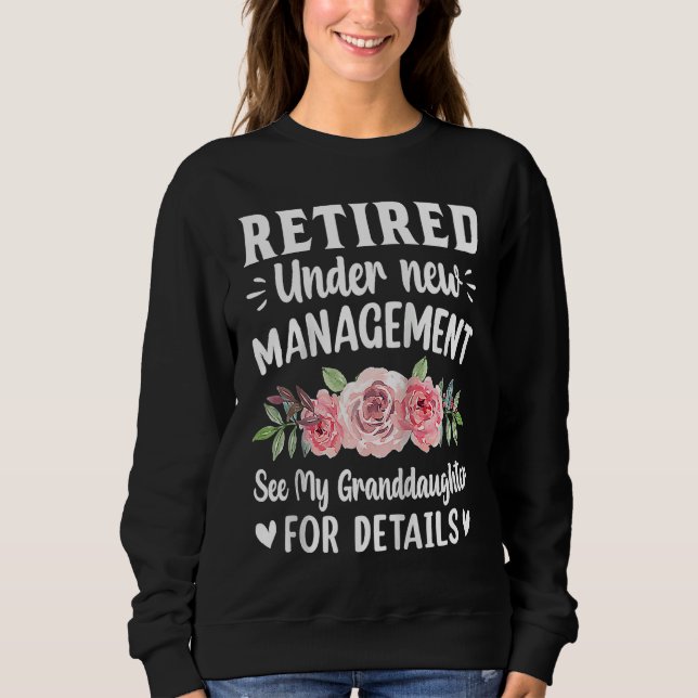 Sweatshirt Retraitée sous la direction de la petite-fille Gig (Devant)