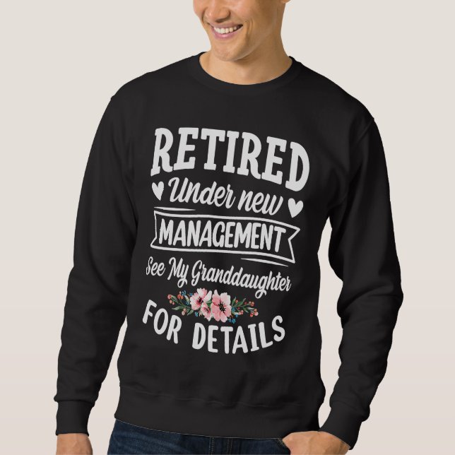 Sweatshirt Retraitée sous la direction de la petite-fille Gig (Devant)
