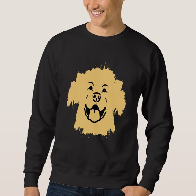Sweatshirt Retriever Labrador   Owner Happy Face Dog Lab (Devant)
